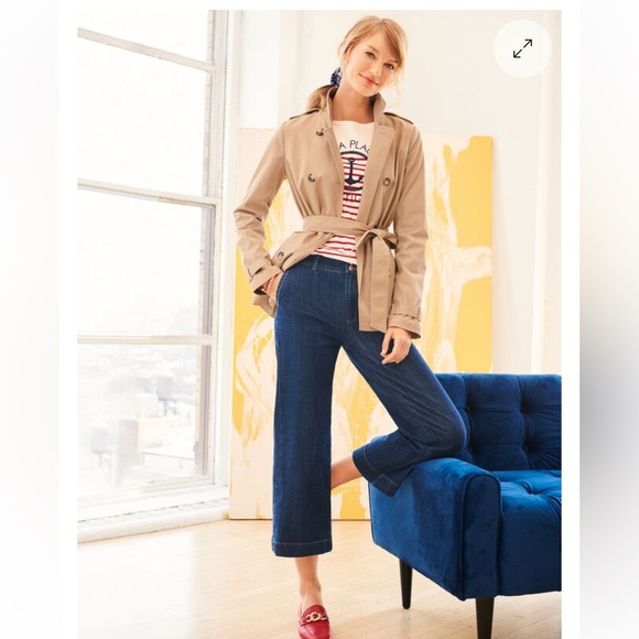 Talbots Classic Beige Trench Coat - Picture 3 of 11